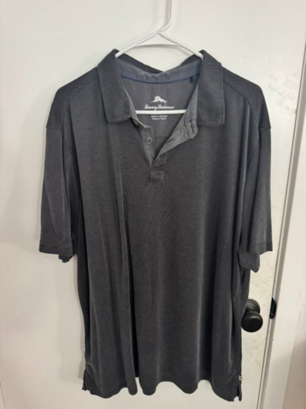 Tommy Bahama Polo Shirt - XXL - Dark Gray